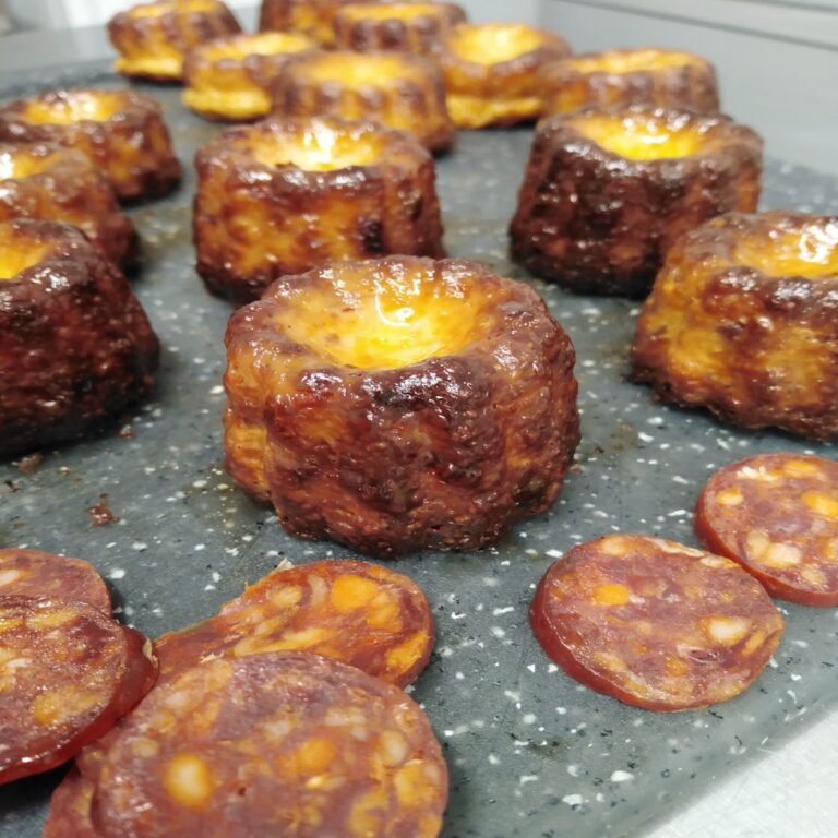 Cannelé chorizo conté